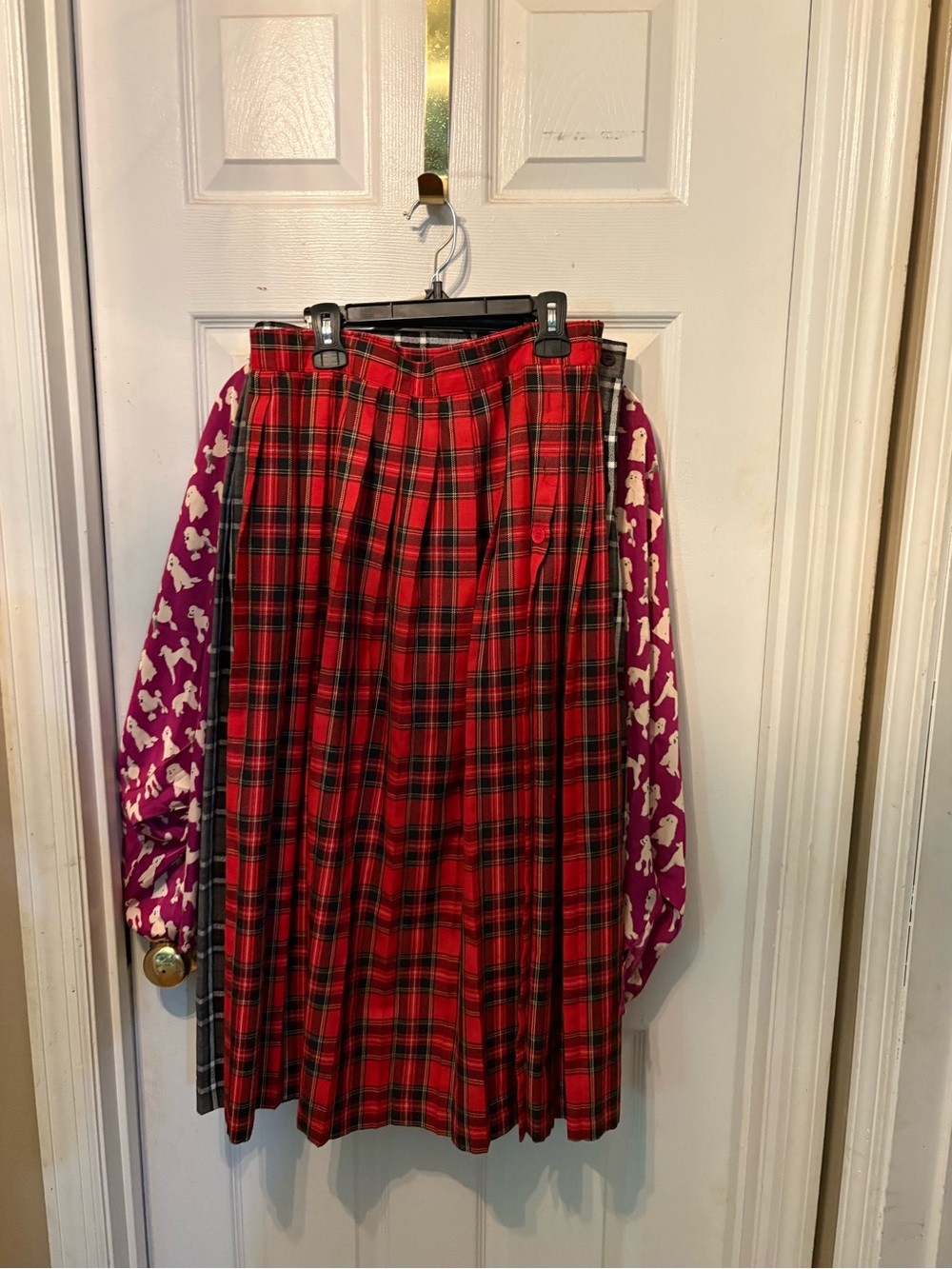 Counterparts Red and Black Tartan Skirt
